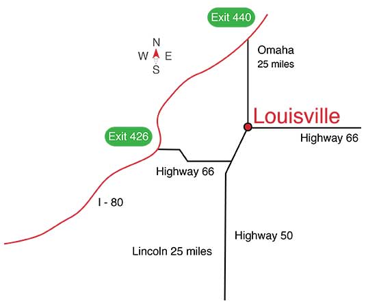 Louisville Map